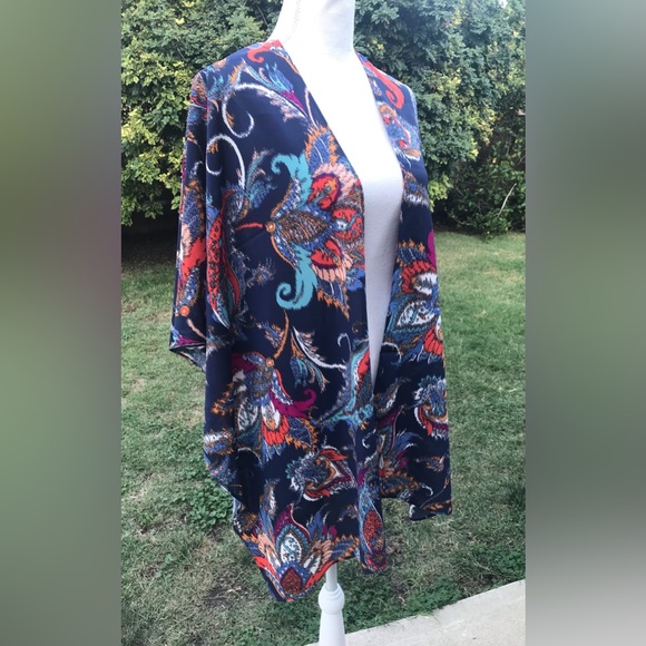 Multi colored Cardigan Boho style - Picture 4 of 6